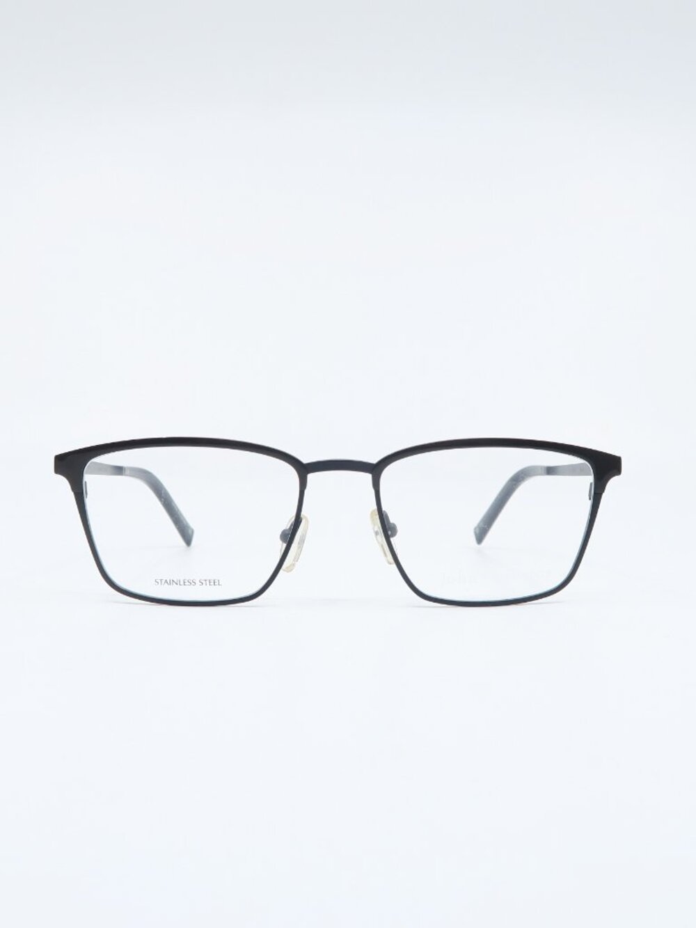 John Varvatos V165 53mm Black Stainless Steel, New Men's Eyeglasses Frames.